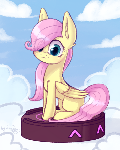 MLPFiM: Filly Fluttershy on a Roomba