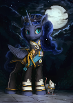 Princess Luna Military Portrait