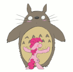(3/6) Pinkie Pie + Totoro