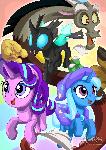 Starlight Trixie Discord and Thorax