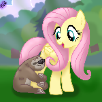Fluttershy Leans In S7 Ep 5 -Fluttershy and friend