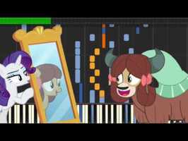 My little pony: FiM - Fit Right In Synthesia Piano tutorial (s9ep7)