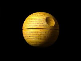 Wood Turned Bamboo Death Star