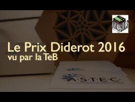 Prix Diderot 2016 vu par la TeB