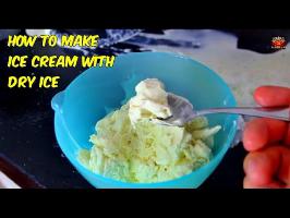 How to make Dry Ice Ice Cream