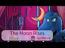 The Moon Rises Extended - Ponyphonic - |ANIMATED DUET PIANO COVER w/LYRICS|