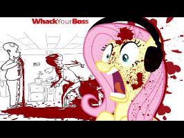 Fluttershy plays Whack Your Boss | SCREAMS ASSERTIVELY