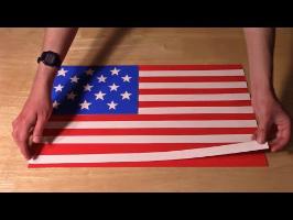 History of the US Flag, in Paper