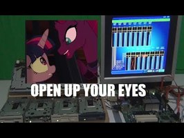 MLP Open up your eyes on 8 floppy drives and a pc beeper