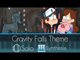 Gravity Falls - Extended Theme -- Synthesia HD