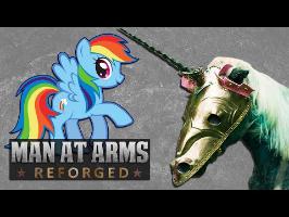 Rainbow Dash's Chamfron (My Little Pony) - MAN AT ARMS: REFORGED