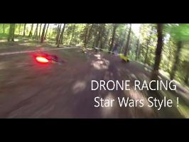 Drone racing star wars style Pod racing are back!