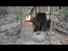 Primitive Technology: Simplified blower and furnace experiments