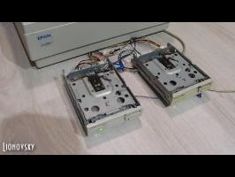Undertale - Megalovania on Dot Matrix Printer and Floppy Drives