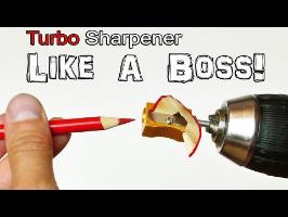 Turbo Pencil Sharpener - Life Hack