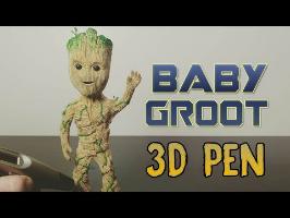 3D Pen | Making Baby Groot | Guardians of the galaxy vol. 2 | MARVEL | 3D Printing Pen Creations