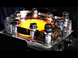See Through Engine - 4K Slow Motion Visible Combustion