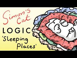 Simon's Cat Logic - Why Do Cats Sleep in Unusual Places?!