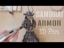 3D Pen | Making a Samurai armor | For Honor | 3D Printing Pen Creations | Part three |