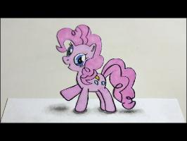 MLP Pinkie Pie - 3D Art | Drawing Illusion