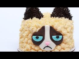 GRUMPY CAT CAKE - NERDY NUMMIES