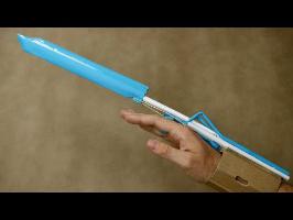 How to make a Paper knife - Rotative Hidden Blade - Paper Sword