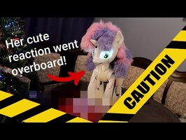 Pony Robot Reacts to Surprise Gift