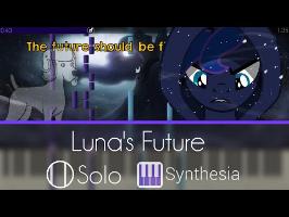 Luna's Future - My Little Pony - |SOLO PIANO COVER w\LYRICS|