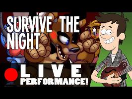 SURVIVE THE NIGHT - Live Performance by MandoPony | Five Nights at Freddy's 2