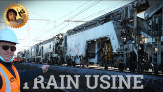 🚆 Les trains usines - à l’intérieur d'un chantier ferroviaire ! - Monsieur Bidouille